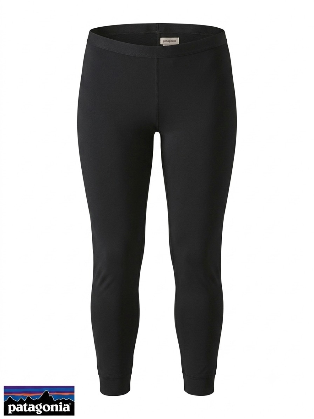 Patagonia Capilene 3 Midweight Bottoms Womens Medium M Black Base Layer Pants